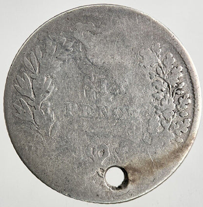 British Victoria Sixpence Silver Coin | Worn Grade