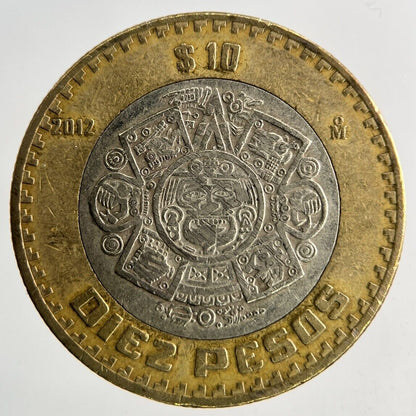 2012 Mexico Diez 10 Peso Coin | Fine Collectable Grade