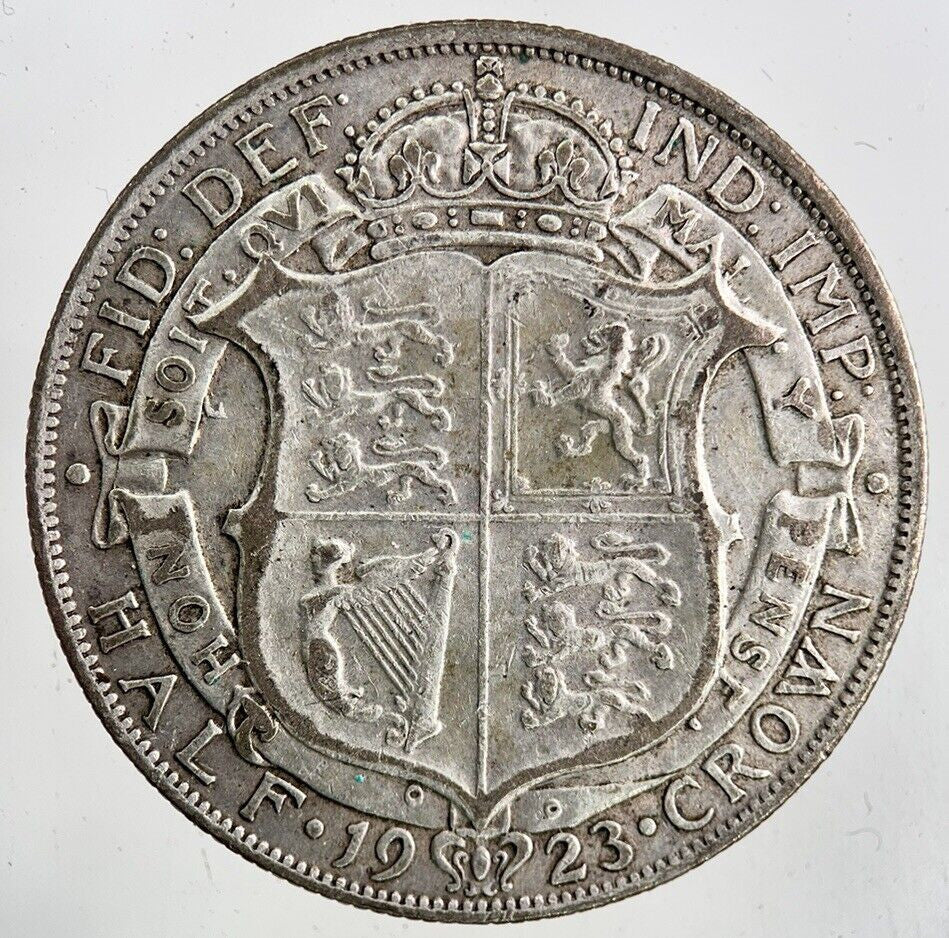 1923 George V Half - Crown Silver Coin | Fine Collectable Grade