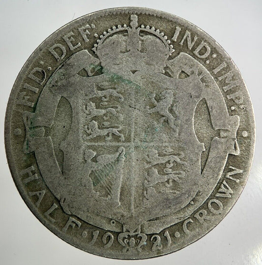 1921 George V Half - Crown Silver Coin | Collectable Grade