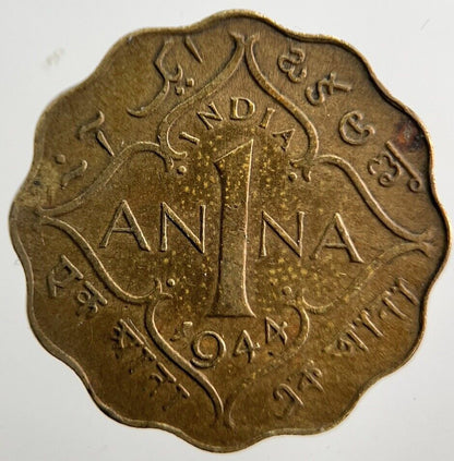 1944 India 1 Anna Coin | Very High Grade | a847