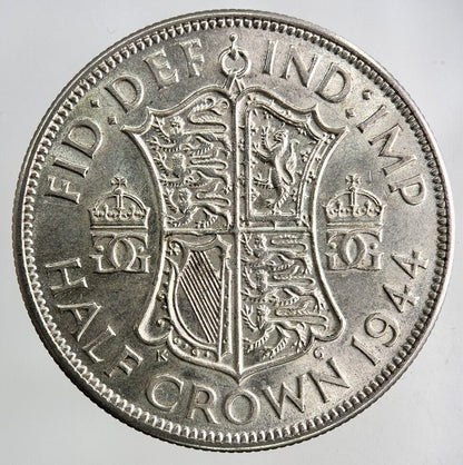 1944 George VI Half - Crown Silver Coin | Very High Grade