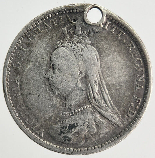 1887 Victoria Threepence | British Silver Coin | Collectable Grade | a1891