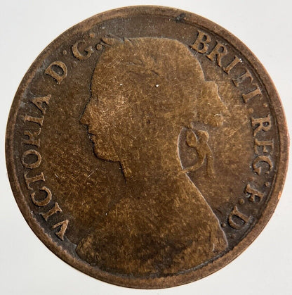 1860 Victoria Farthing Coin | Collectable Grade