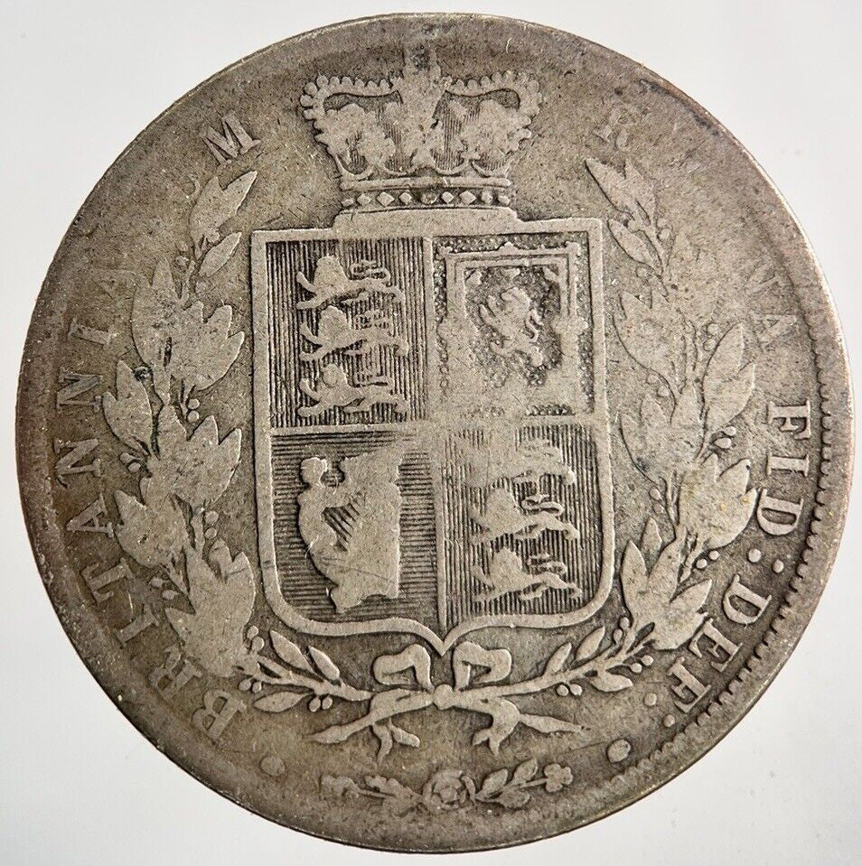 1883 Victoria Half - Crown Silver Coin | Collectable Grade