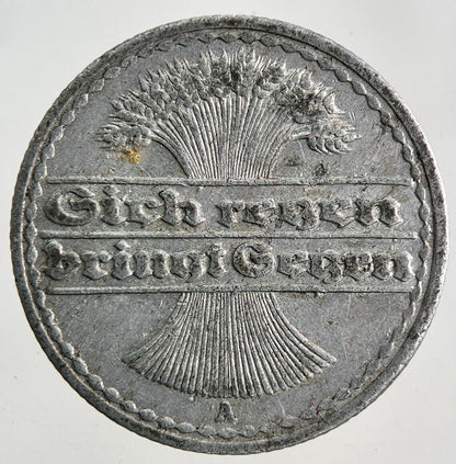 1920 Germany 50 Pfennig Coin | Fine Collectable Grade