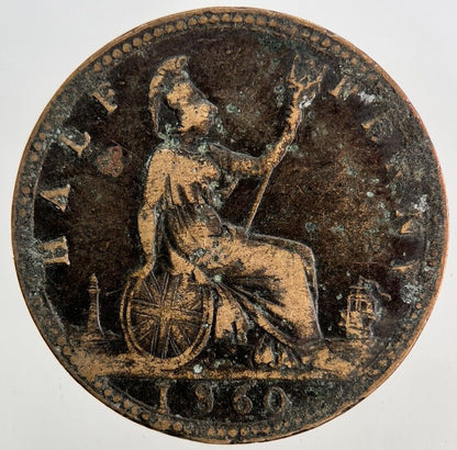 1860 Victoria Half - Penny Coin | Fine Collectable Grade