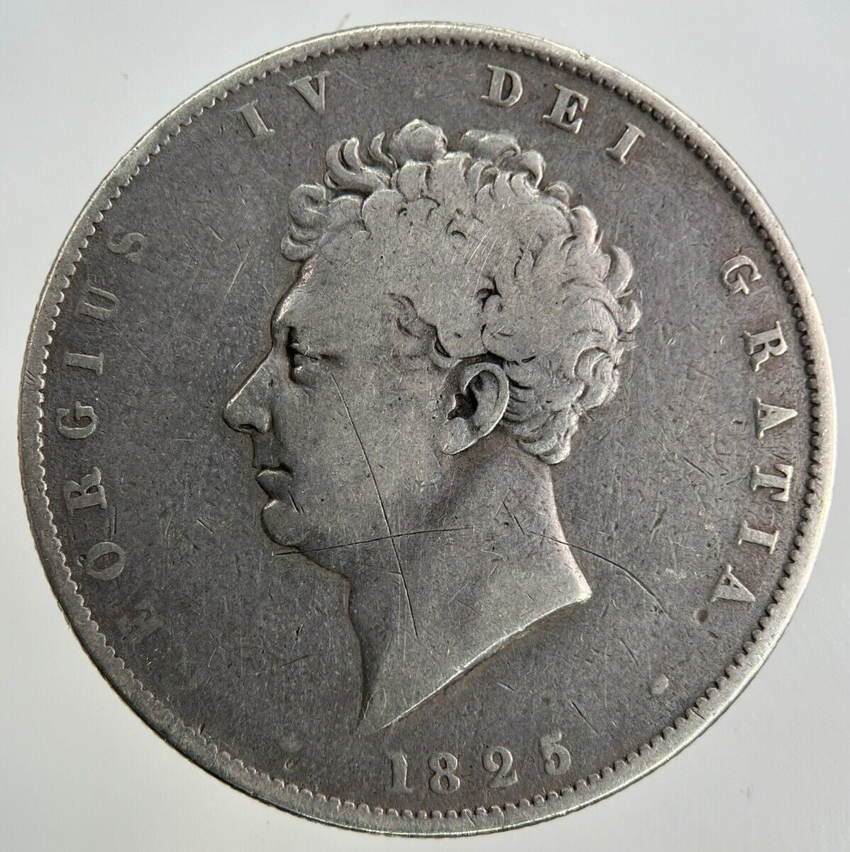 1825 George IV Half-Crown Silver Coin | Fine Collectable Grade