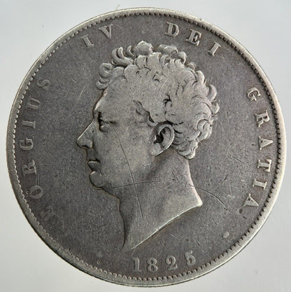 1825 George IV Half-Crown Silver Coin | Fine Collectable Grade