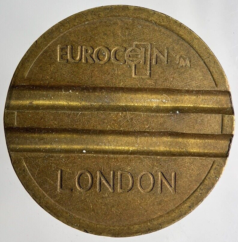 Old Retro London Eurocoin Token Coin | Fine Collectable Grade