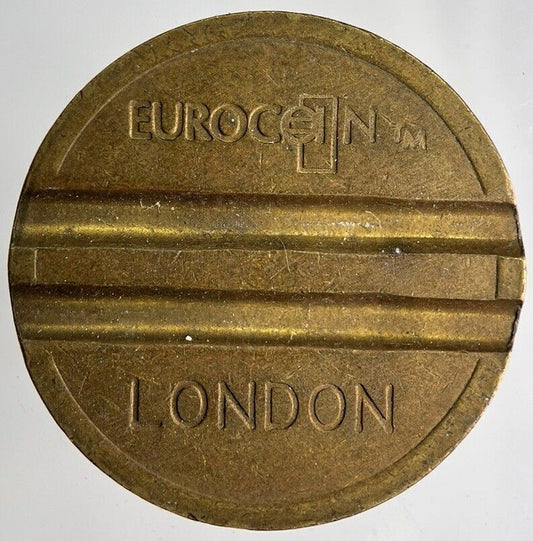 Old Retro London Eurocoin Token Coin | Fine Collectable Grade