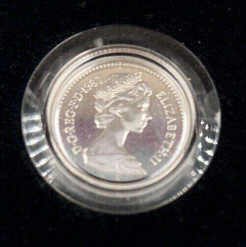 1983 British £1 One Pound Silver Coin | Comes In Capsule | a90355