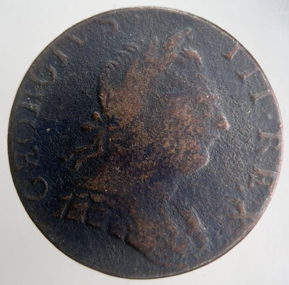 1771 George III 3rd Half - Penny Coin | Collectable Grade | a4528