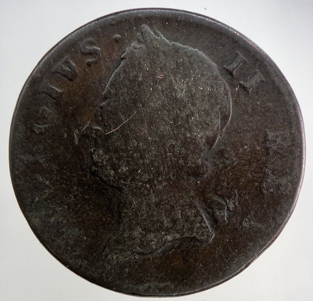 1760 Irish Hibernia Half - Penny Coin | Collectable Grade