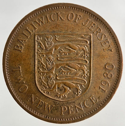 1980 Guernsey 2p Two - Pence Coin | Fine Collectable Grade