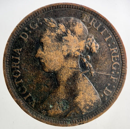 1890 Victoria Half - Penny Coin | Collectable Grade