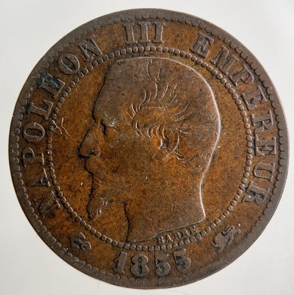 1855 France 5 Centimes Coin | Collectable Grade