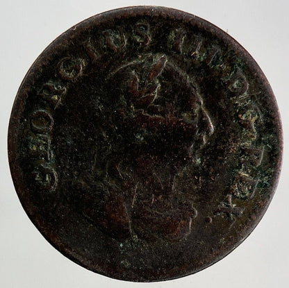 1806 Irish Hibernia Farthing Coin | Fine Collectable Grade