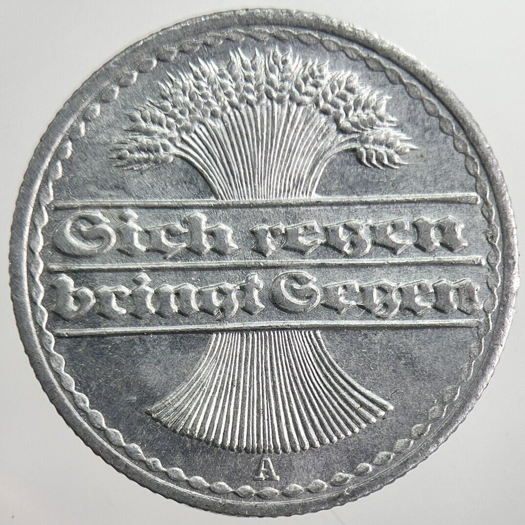 1921 Germany 50 Pfennig Coin | Very High Grade | a8223