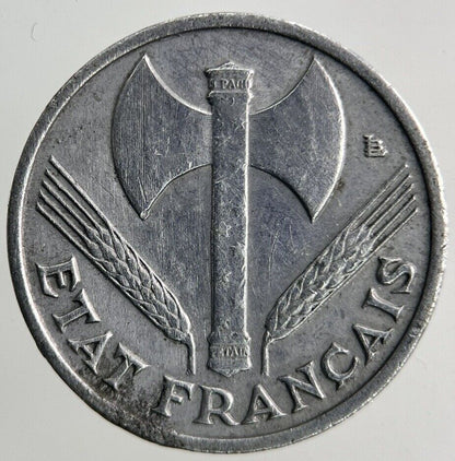 1943 France 50 Centimes Coin | Fine Collectable Grade