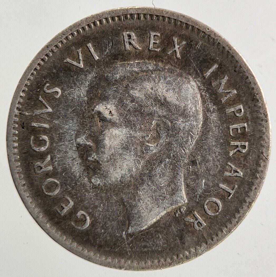 1945 South Africa Threepence Silver Coin | Very High Grade