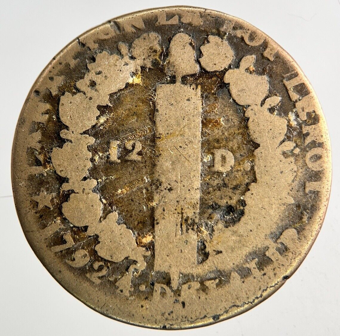 1792 France 1 Sol Coin | Collectable Grade
