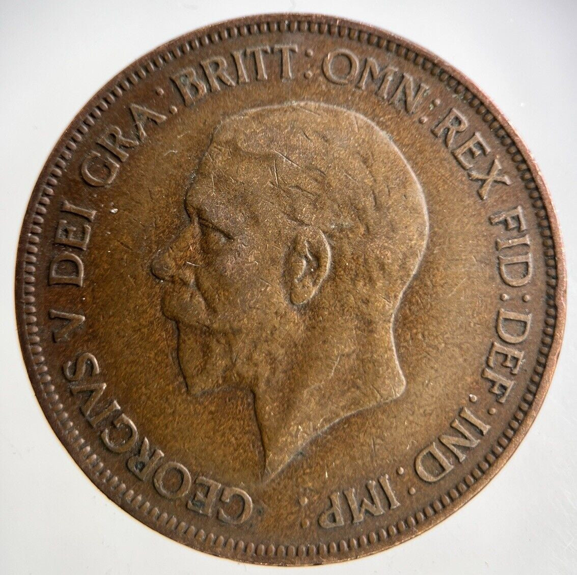 1931 George V One Penny Coin | Fine Collectable Grade