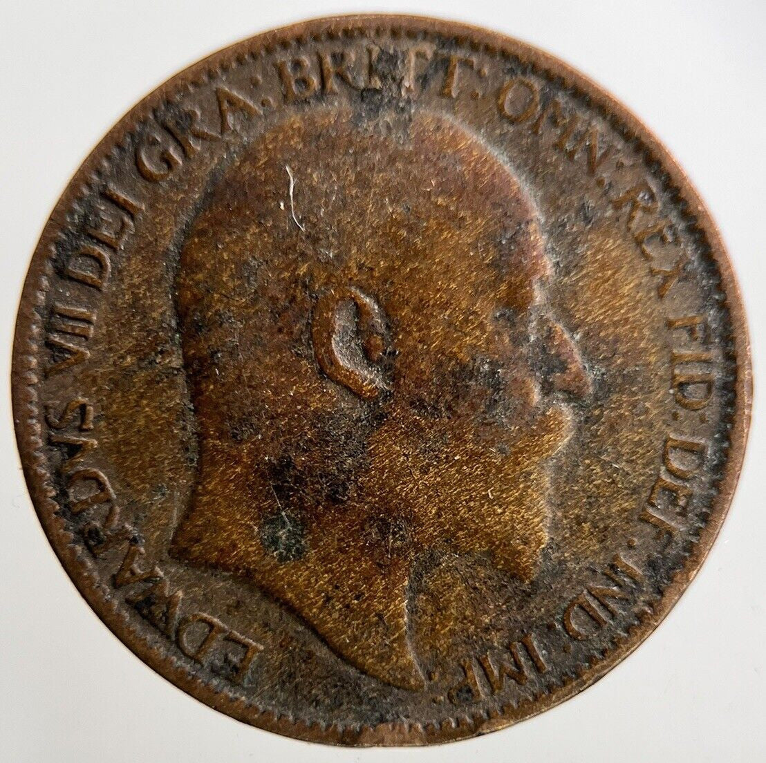 1909 Edward VII Farthing Coin | Collectable Grade