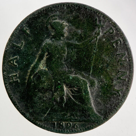 1896 Victoria Half - Penny Coin | Collectable Grade