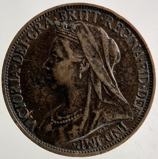 1899 Victoria Farthing Coin | Fine Collectable Grade