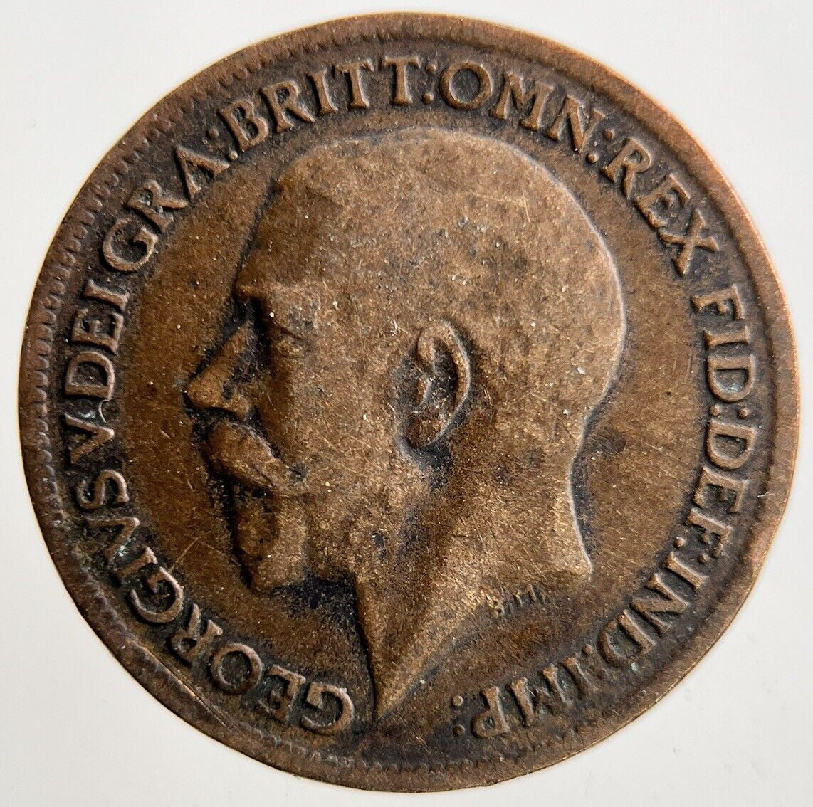 1917 George V Farthing Coin | Collectable Grade