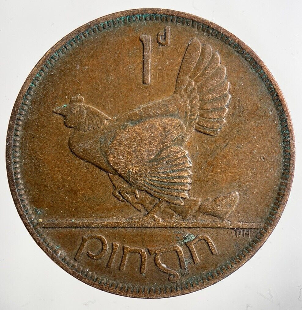 1928 Irish One Penny Coin | Fine Collectable Grade