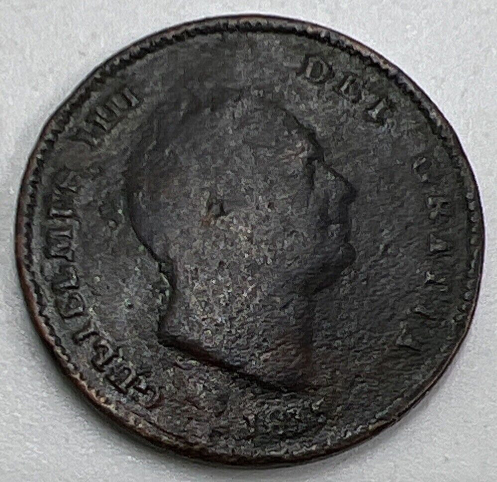 1835 Third 1/3 Farthing | British Coin | William IIII | Collectable Grade | a705