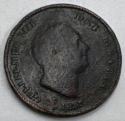 1835 Third 1/3 Farthing | British Coin | William IIII | Collectable Grade | a705