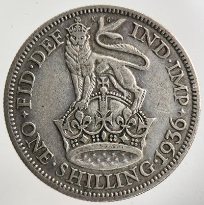1936 George V Shilling Silver Coin | Collectable Grade