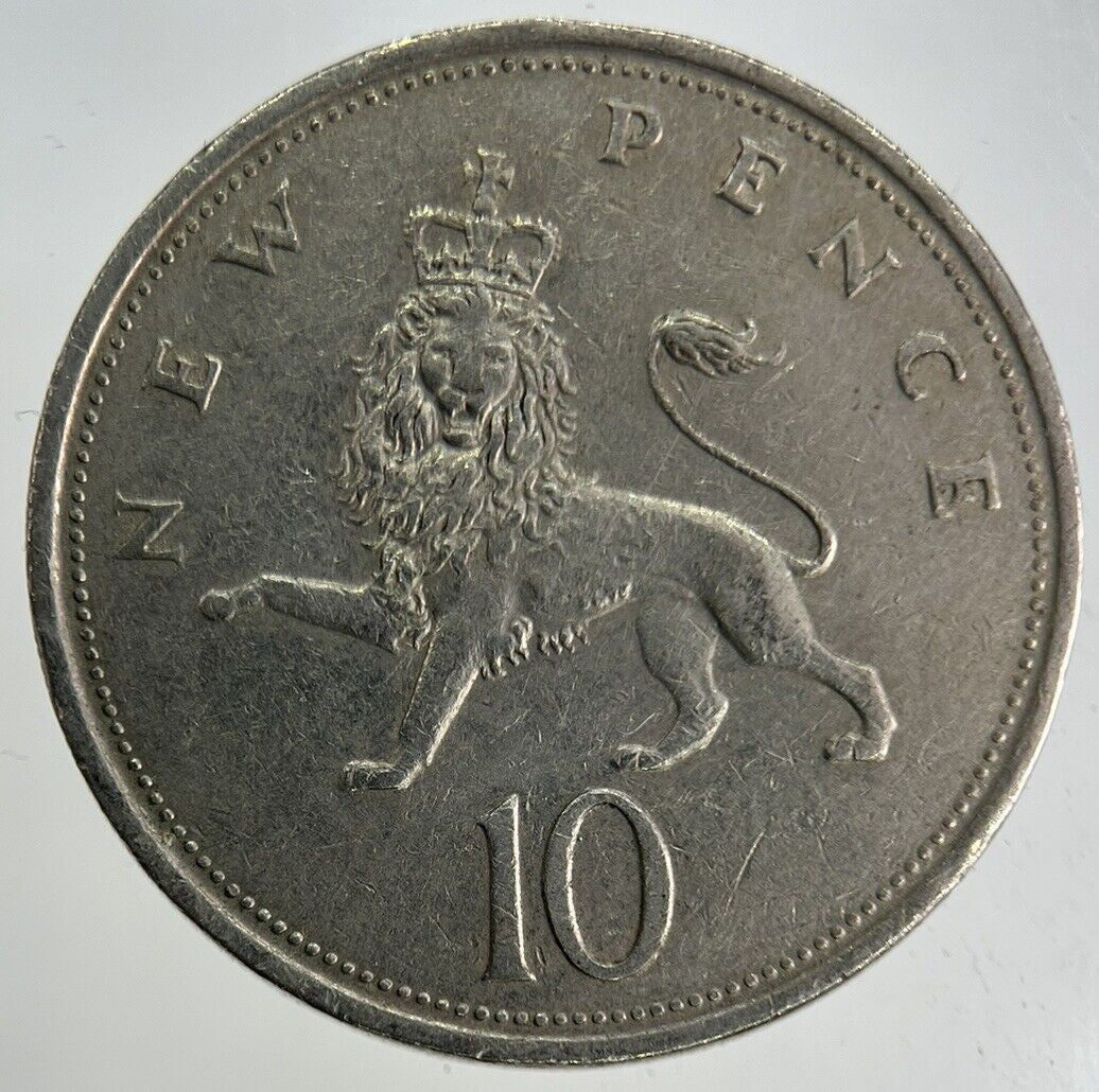 1969 Elizabeth II 2nd 10p Ten - Pence Coin | Fine Collectable Grade
