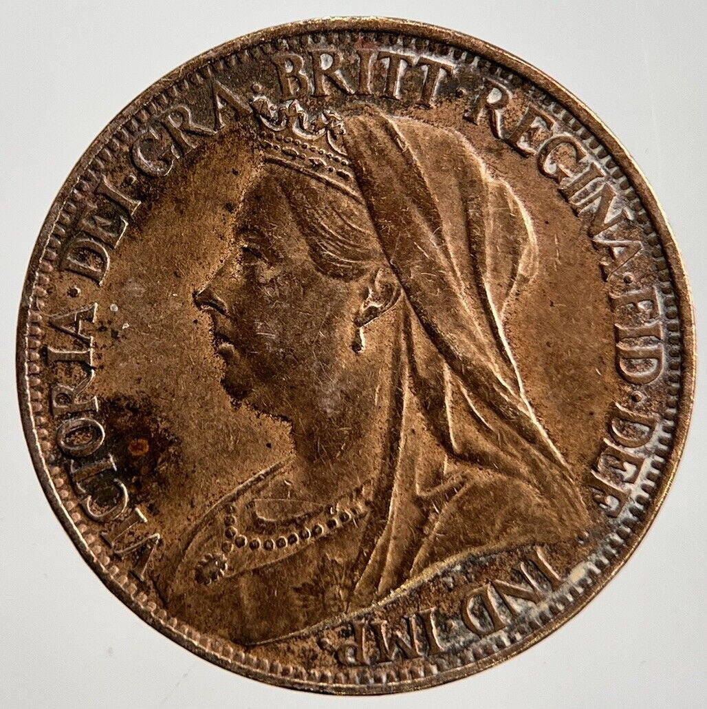 1900 Victoria Farthing Coin | Very High Grade | a2252