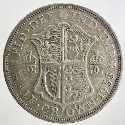 1935 George V Half - Crown Silver Coin | Fine Collectable Grade