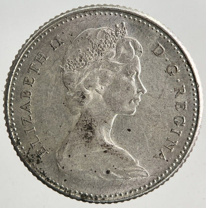 1966 Canada 10 Cents Silver Coin | Fine Collectable Grade