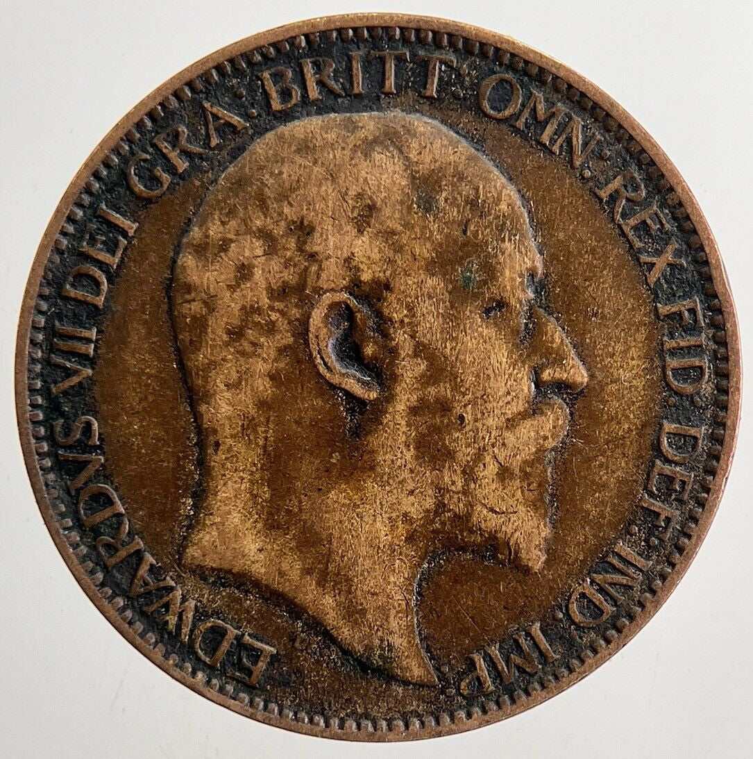 1909 Edward VII Farthing Coin | Fine Collectable Grade | a5817