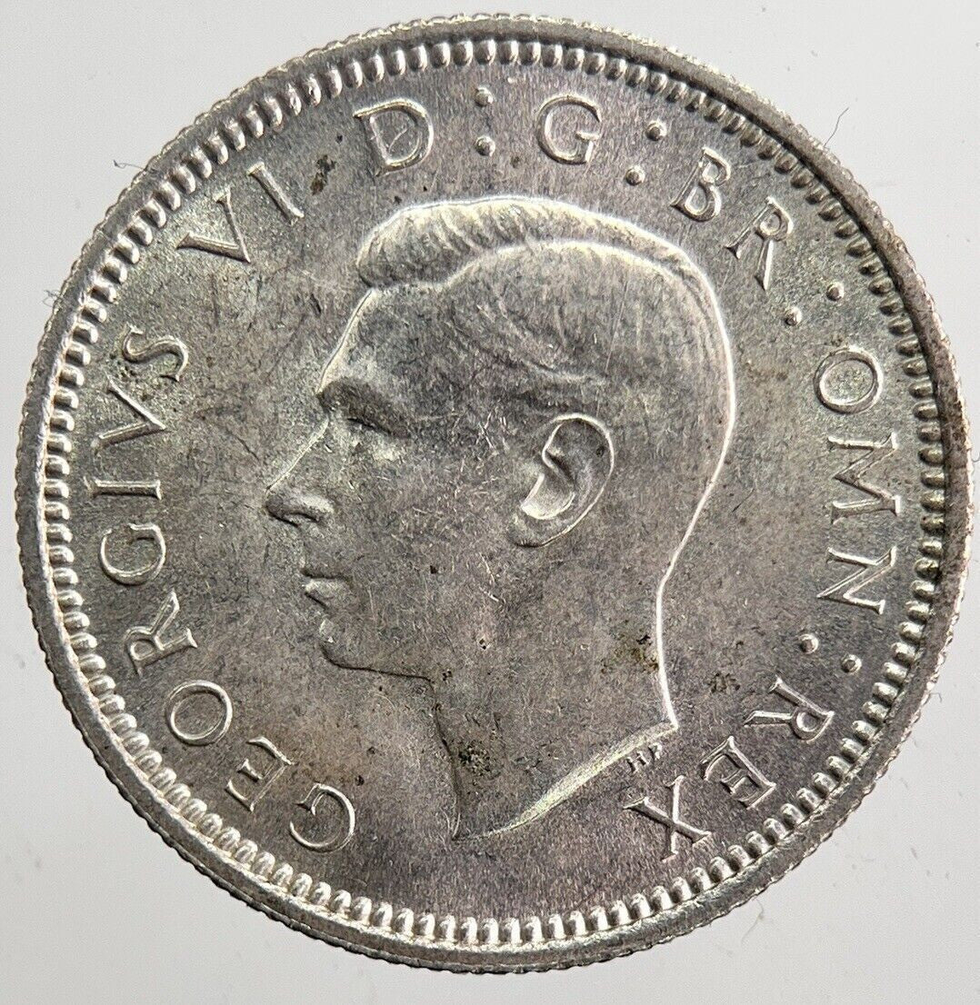 1940 George VI Sixpence Silver Coin | Very High Grade | a5911