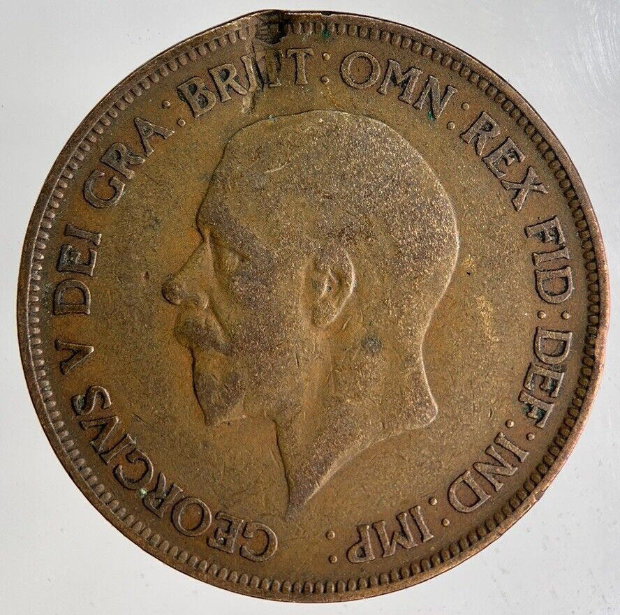1929 George V One Penny Coin | Fine Collectable Grade