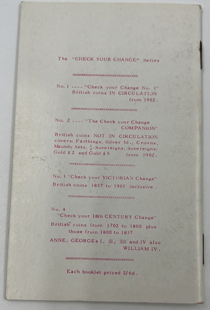 Check Your Change No 2 Vintage Book | a90351