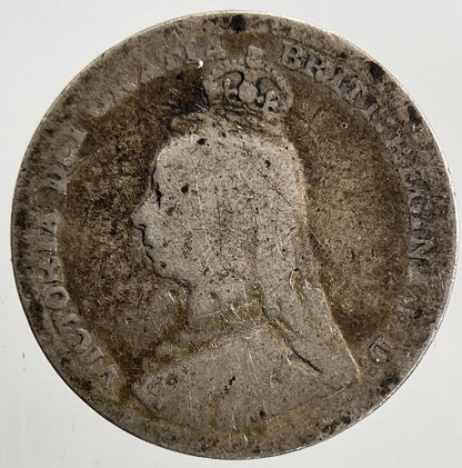 1892 Victoria Threepence Silver Coin | Collectable Grade | a6071