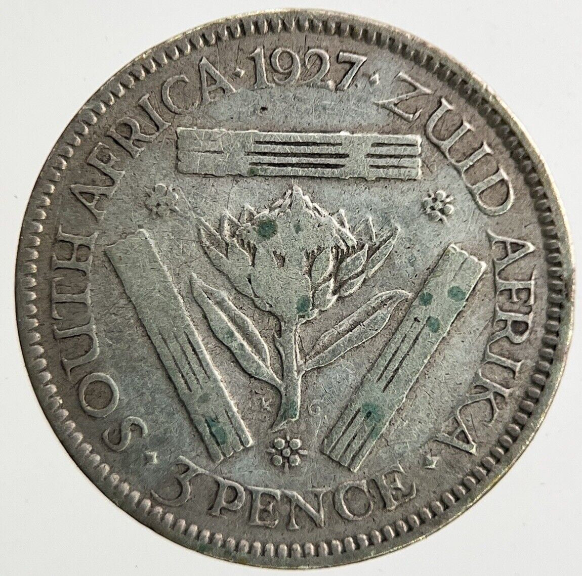 1927 South Africa Threepence Silver Coin | Collectable Grade