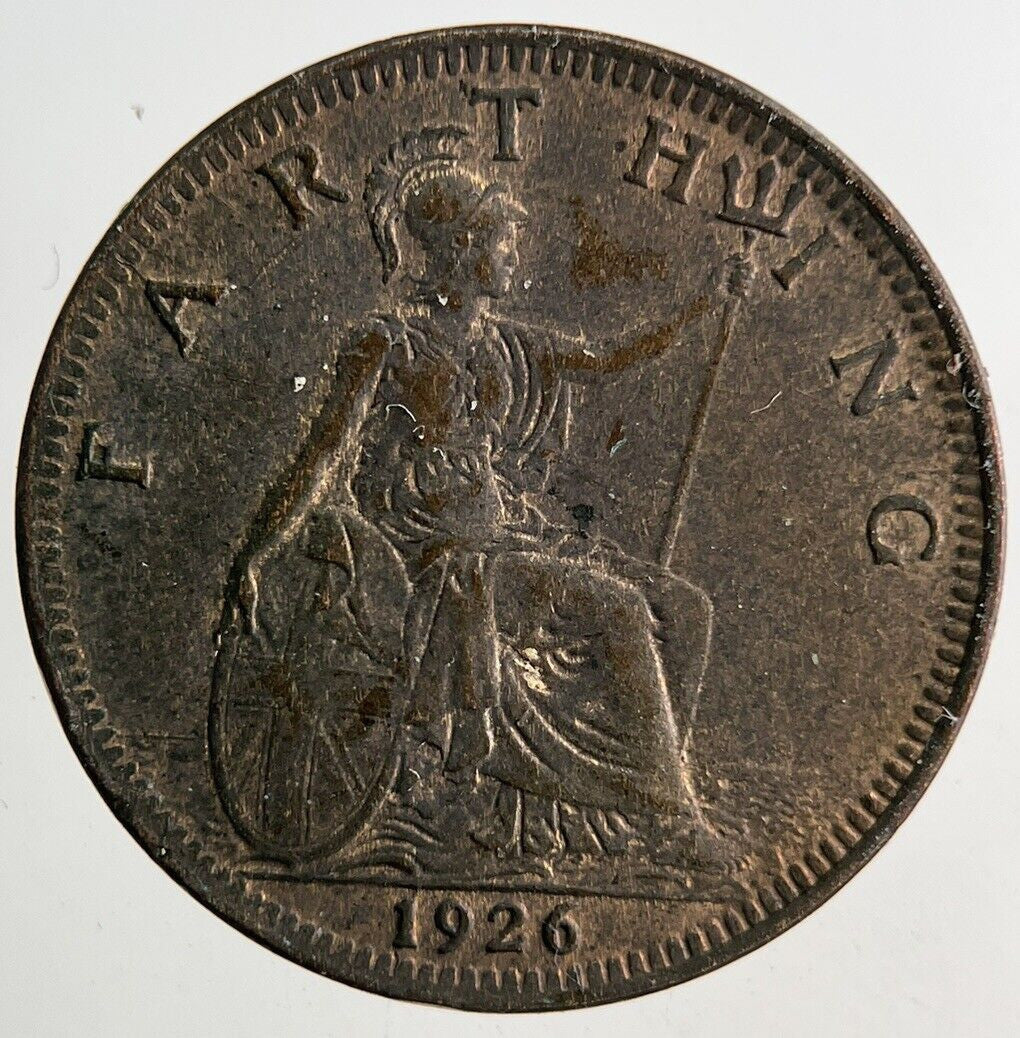1926 George V Farthing Coin | Very High Grade