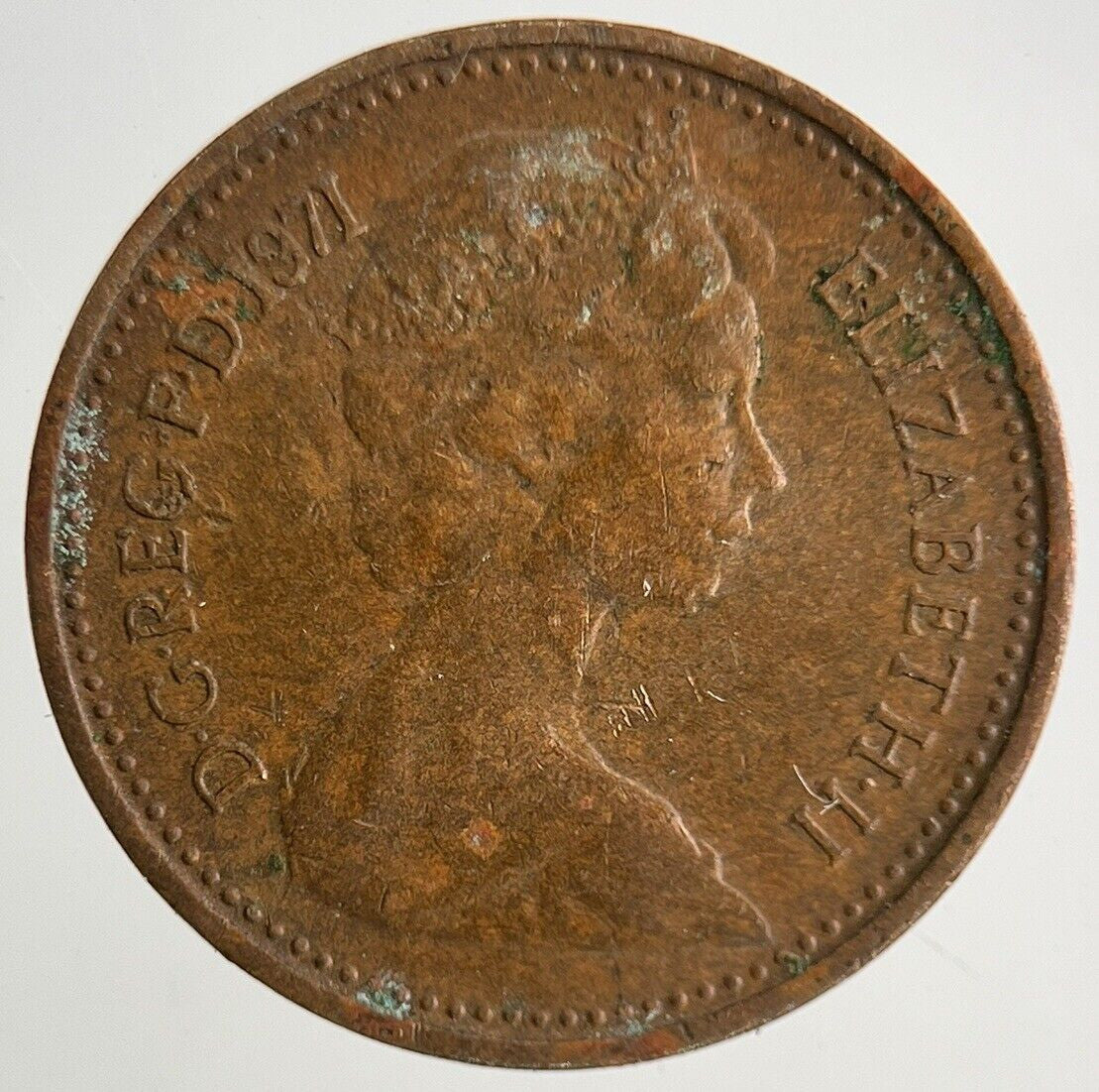 1971 Elizabeth II 2nd New 1/2 Half - Penny Coin | Fine Collectable Grade