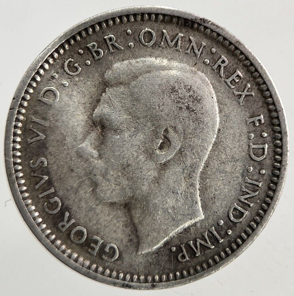 1942 - D Australia Threepence Silver Coin | Fine Collectable Grade