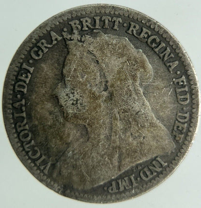 1900 Victoria Threepence Silver Coin | Collectable Grade