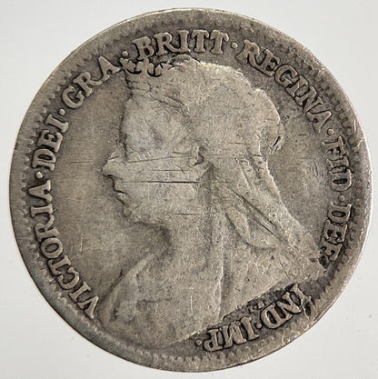 1898 Victoria Threepence Silver Coin | Collectable Grade | a8327